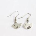 Bird earrings, mod birds, s..