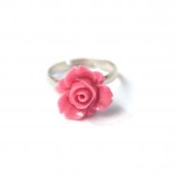 Pink flower ring